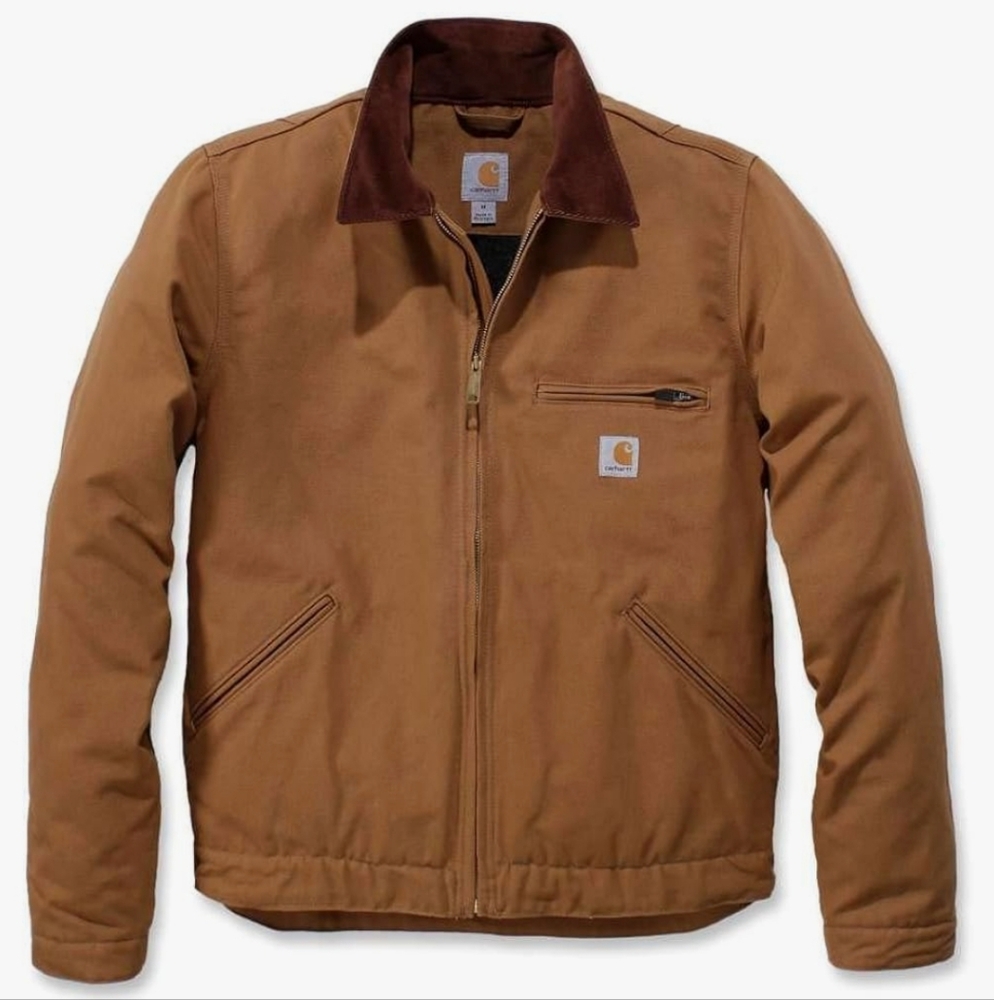 Carhartt Blanket-Lined Detroit Jacket - Relaxed Fit - Duck - 1 Warm Rating